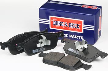 Borg & Beck BBP2572 - Тормозные колодки, дисковые, комплект autospares.lv