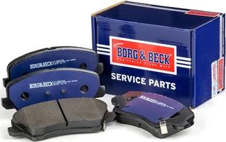 Borg & Beck BBP2690 - Тормозные колодки, дисковые, комплект autospares.lv