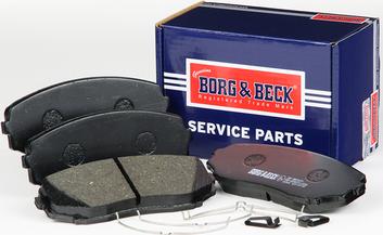 Borg & Beck BBP2691 - Тормозные колодки, дисковые, комплект autospares.lv