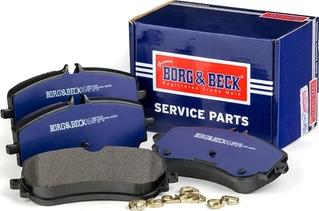 Borg & Beck BBP2698 - Тормозные колодки, дисковые, комплект autospares.lv