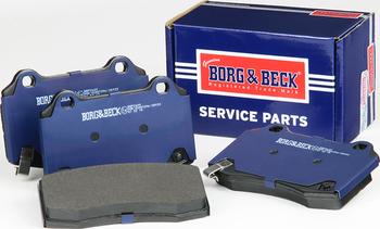 Borg & Beck BBP2649 - Тормозные колодки, дисковые, комплект autospares.lv