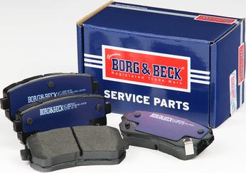 Borg & Beck BBP2647 - Тормозные колодки, дисковые, комплект autospares.lv