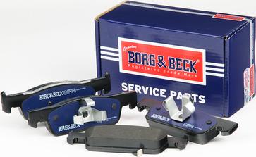 Borg & Beck BBP2616 - Тормозные колодки, дисковые, комплект autospares.lv