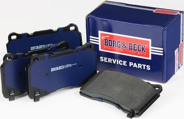 Borg & Beck BBP2612 - Тормозные колодки, дисковые, комплект autospares.lv