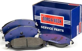 Borg & Beck BBP2689 - Тормозные колодки, дисковые, комплект autospares.lv