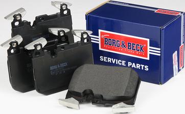 Borg & Beck BBP2626 - Тормозные колодки, дисковые, комплект autospares.lv