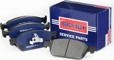 Borg & Beck BBP2628 - Тормозные колодки, дисковые, комплект autospares.lv