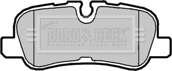 Borg & Beck BBP2091 - Тормозные колодки, дисковые, комплект autospares.lv