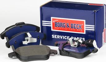 Borg & Beck BBP2049 - Тормозные колодки, дисковые, комплект autospares.lv