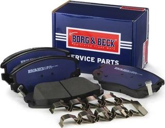 Borg & Beck BBP2048 - Тормозные колодки, дисковые, комплект autospares.lv