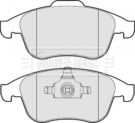 Borg & Beck BBP2059 - Тормозные колодки, дисковые, комплект autospares.lv