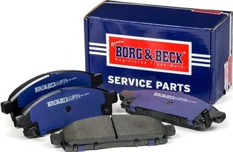 Borg & Beck BBP2054 - Тормозные колодки, дисковые, комплект autospares.lv