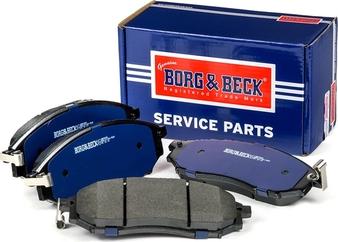 Borg & Beck BBP2060 - Тормозные колодки, дисковые, комплект autospares.lv