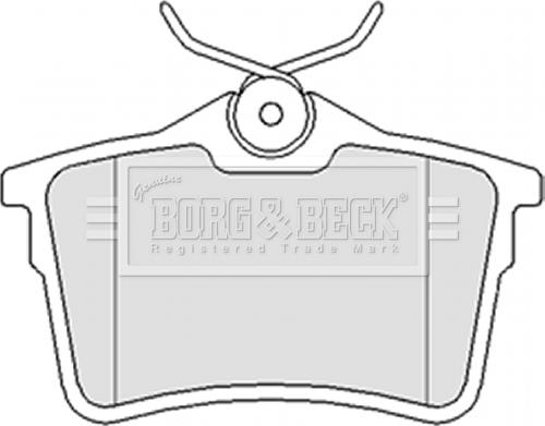 Borg & Beck BBP2063 - Тормозные колодки, дисковые, комплект autospares.lv