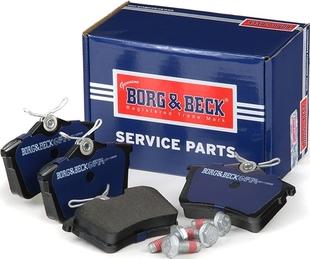 Borg & Beck BBP2063 - Тормозные колодки, дисковые, комплект autospares.lv