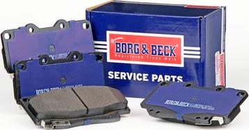 Borg & Beck BBP2002 - Тормозные колодки, дисковые, комплект autospares.lv