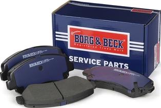 Borg & Beck BBP2084 - Тормозные колодки, дисковые, комплект autospares.lv