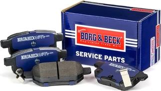 Borg & Beck BBP2086 - Тормозные колодки, дисковые, комплект autospares.lv
