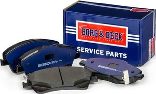 Borg & Beck BBP2080 - Тормозные колодки, дисковые, комплект autospares.lv