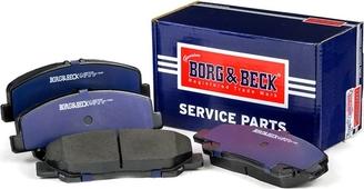 Borg & Beck BBP2082 - Тормозные колодки, дисковые, комплект autospares.lv