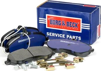 Borg & Beck BBP2030 - Тормозные колодки, дисковые, комплект autospares.lv