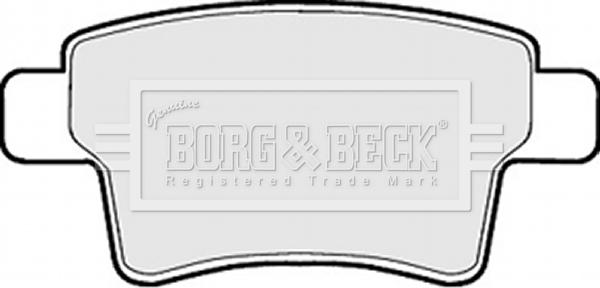 Borg & Beck BBP2029 - Тормозные колодки, дисковые, комплект autospares.lv