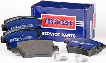 Borg & Beck BBP2029 - Тормозные колодки, дисковые, комплект autospares.lv