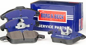 Borg & Beck BBP2023 - Тормозные колодки, дисковые, комплект autospares.lv