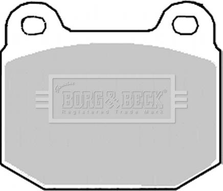 Borg & Beck BBP2194 - Тормозные колодки, дисковые, комплект autospares.lv