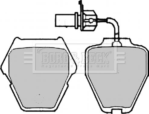 Akebono EUR839 - Тормозные колодки, дисковые, комплект autospares.lv