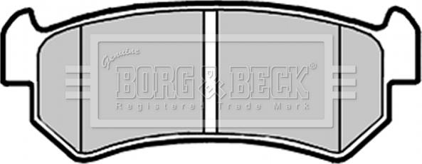 Borg & Beck BBP2146 - Тормозные колодки, дисковые, комплект autospares.lv
