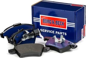 Borg & Beck BBP2143 - Тормозные колодки, дисковые, комплект autospares.lv