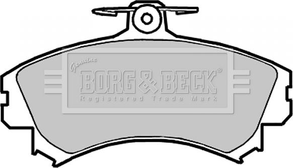 Borg & Beck BBP2151 - Тормозные колодки, дисковые, комплект autospares.lv