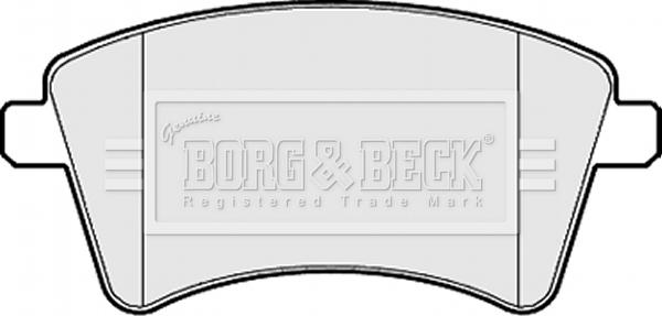 Borg & Beck BBP2152 - Тормозные колодки, дисковые, комплект autospares.lv