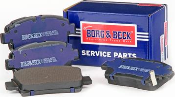 Borg & Beck BBP2164 - Тормозные колодки, дисковые, комплект autospares.lv