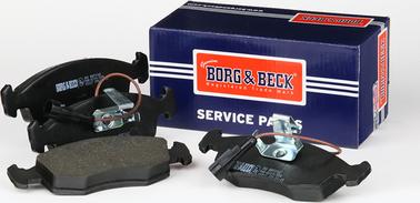 Borg & Beck BBP2162 - Тормозные колодки, дисковые, комплект autospares.lv