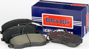 Borg & Beck BBP2105 - Тормозные колодки, дисковые, комплект autospares.lv