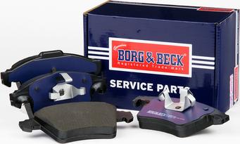 Borg & Beck BBP2108 - Тормозные колодки, дисковые, комплект autospares.lv