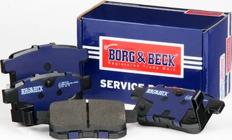 Borg & Beck BBP2103 - Тормозные колодки, дисковые, комплект autospares.lv