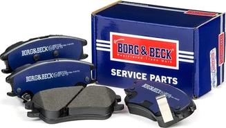 Borg & Beck BBP2102 - Тормозные колодки, дисковые, комплект autospares.lv