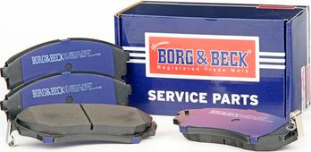 Borg & Beck BBP2119 - Тормозные колодки, дисковые, комплект autospares.lv