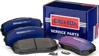 Borg & Beck BBP2114 - Тормозные колодки, дисковые, комплект autospares.lv