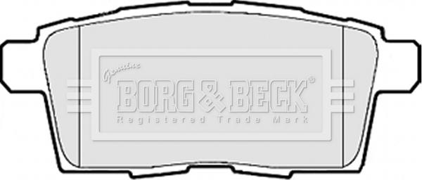 Borg & Beck BBP2115 - Тормозные колодки, дисковые, комплект autospares.lv