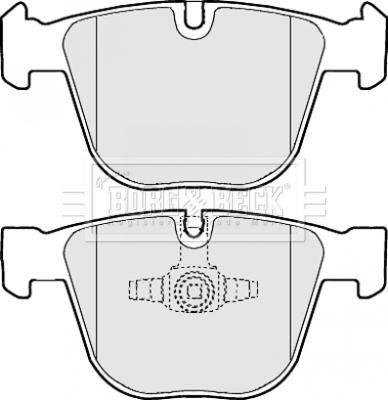 Borg & Beck BBP2116 - Тормозные колодки, дисковые, комплект autospares.lv