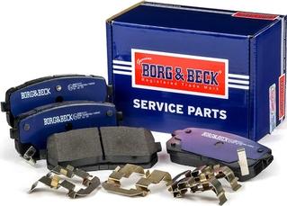 Borg & Beck BBP2117 - Тормозные колодки, дисковые, комплект autospares.lv