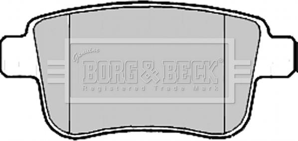 Borg & Beck BBP2185 - Тормозные колодки, дисковые, комплект autospares.lv