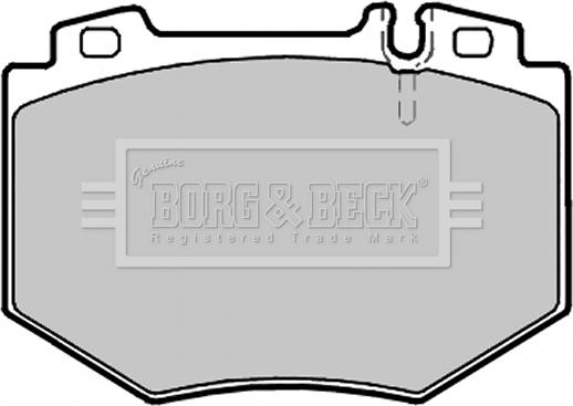 Borg & Beck BBP2137 - Тормозные колодки, дисковые, комплект autospares.lv