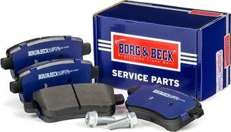 Borg & Beck BBP2124 - Тормозные колодки, дисковые, комплект autospares.lv