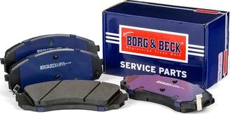 Borg & Beck BBP2126 - Тормозные колодки, дисковые, комплект autospares.lv