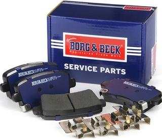 Borg & Beck BBP2120 - Тормозные колодки, дисковые, комплект autospares.lv